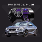 BMW Serie 2 (2 puertas) Película Protectora Transparente PPF para Interiores – Kit Completo