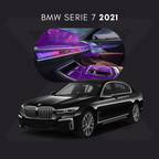 BMW Serie 7 Película Protectora Transparente PPF para Interiores – Kit Completo