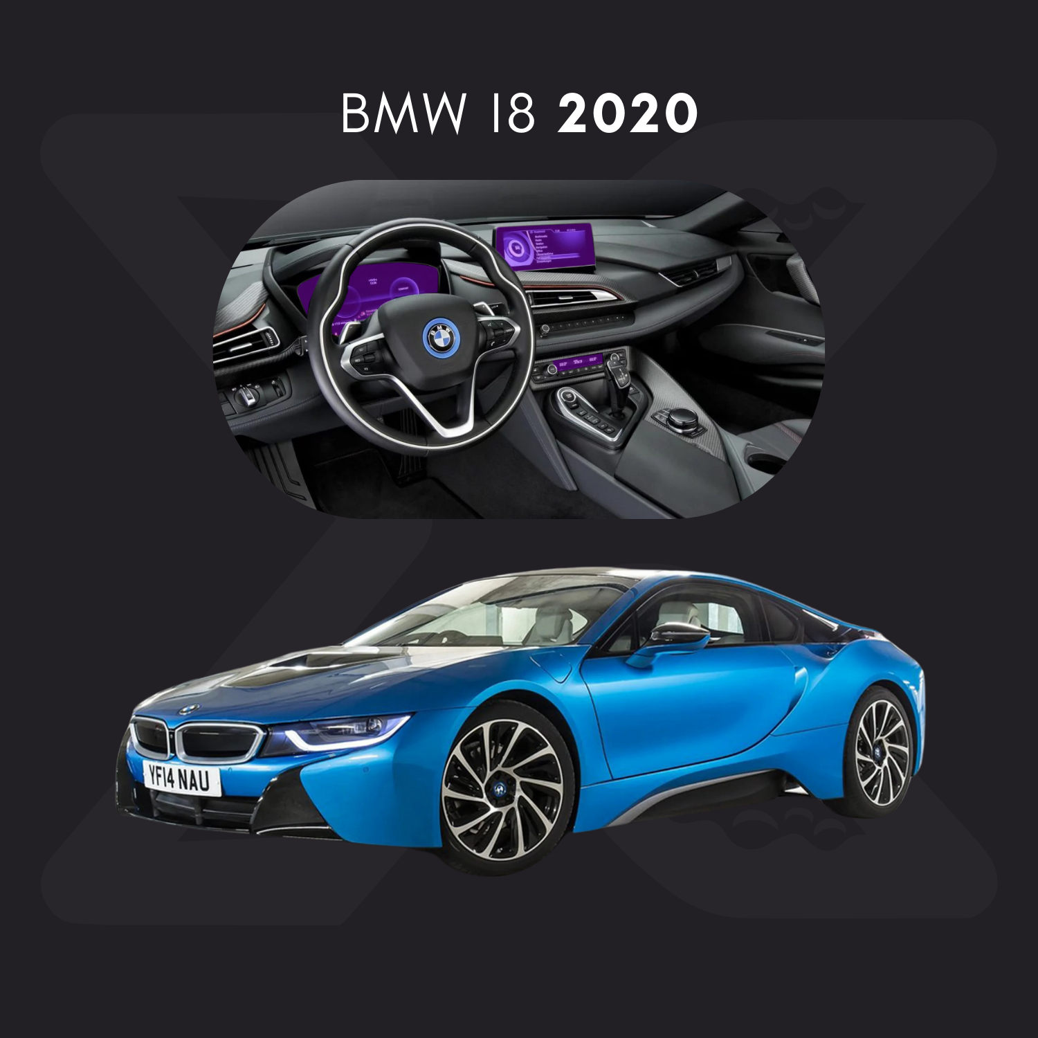 BMW i8 Película Protectora Transparente PPF para Interiores – Kit Completo