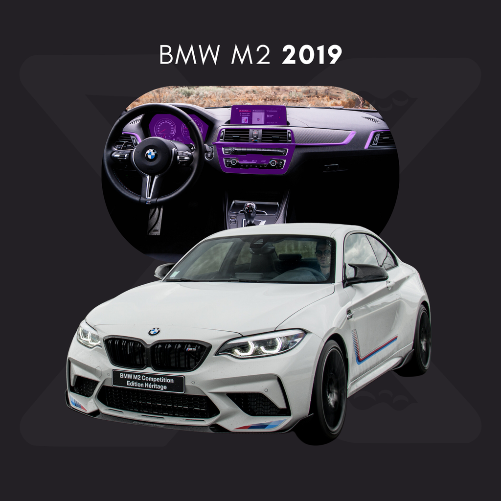 BMW m2 Película Protectora Transparente PPF para Interiores – Kit Completo