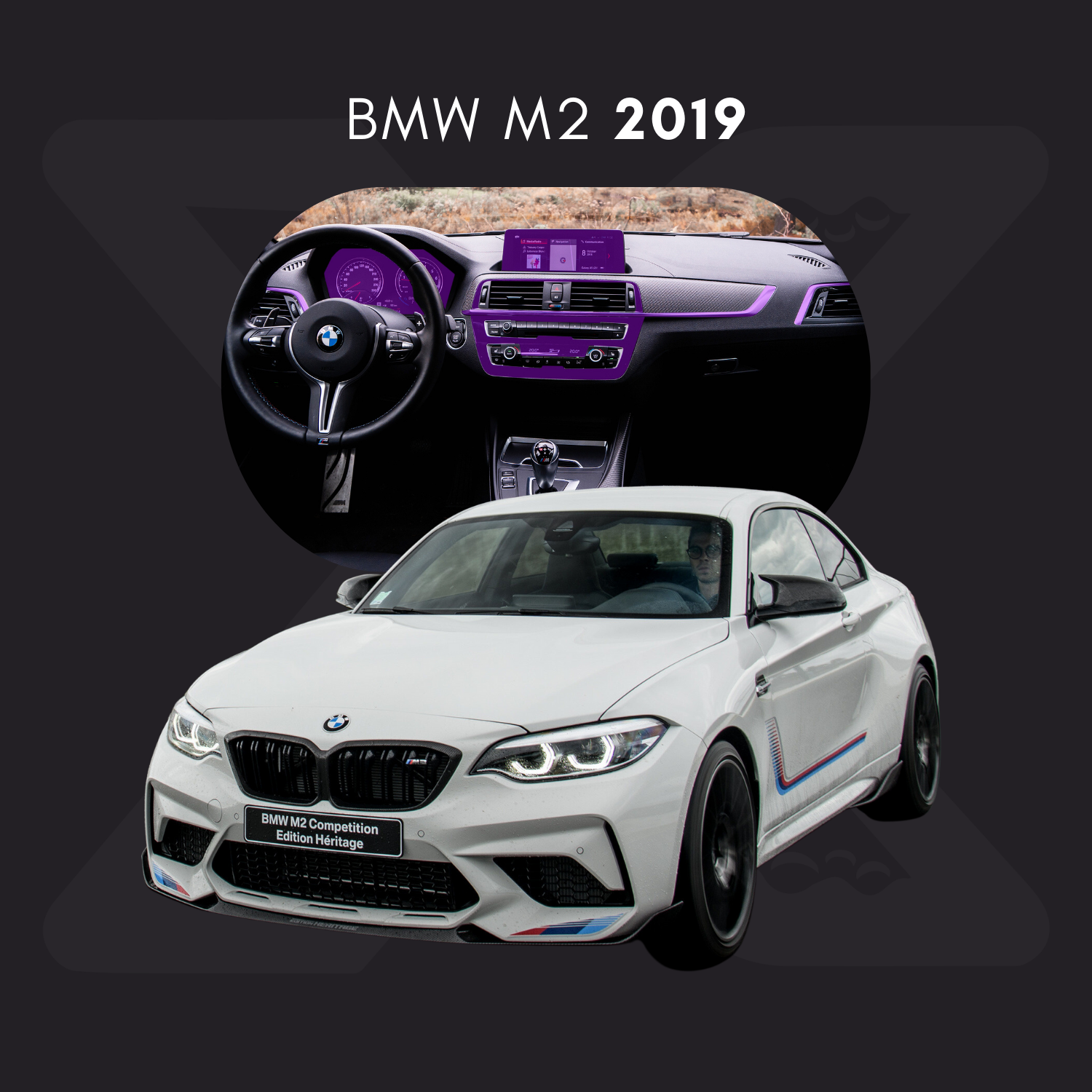 BMW m2 Película Protectora Transparente PPF para Interiores – Kit Completo