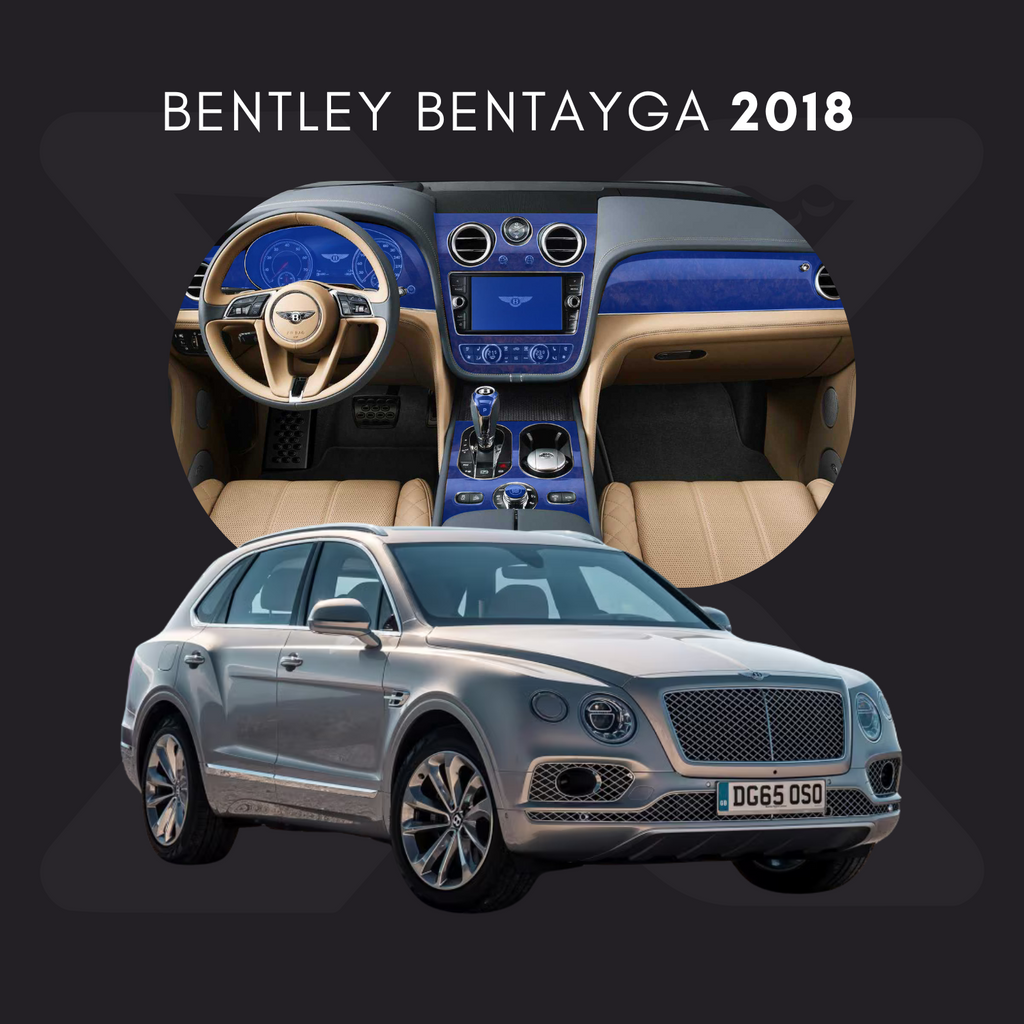 Bentley Bentayga Película Protectora Transparente PPF para Interiores – Kit Completo