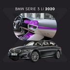 BMW Serie 3 Li Película Protectora Transparente PPF para Interiores – Kit Completo