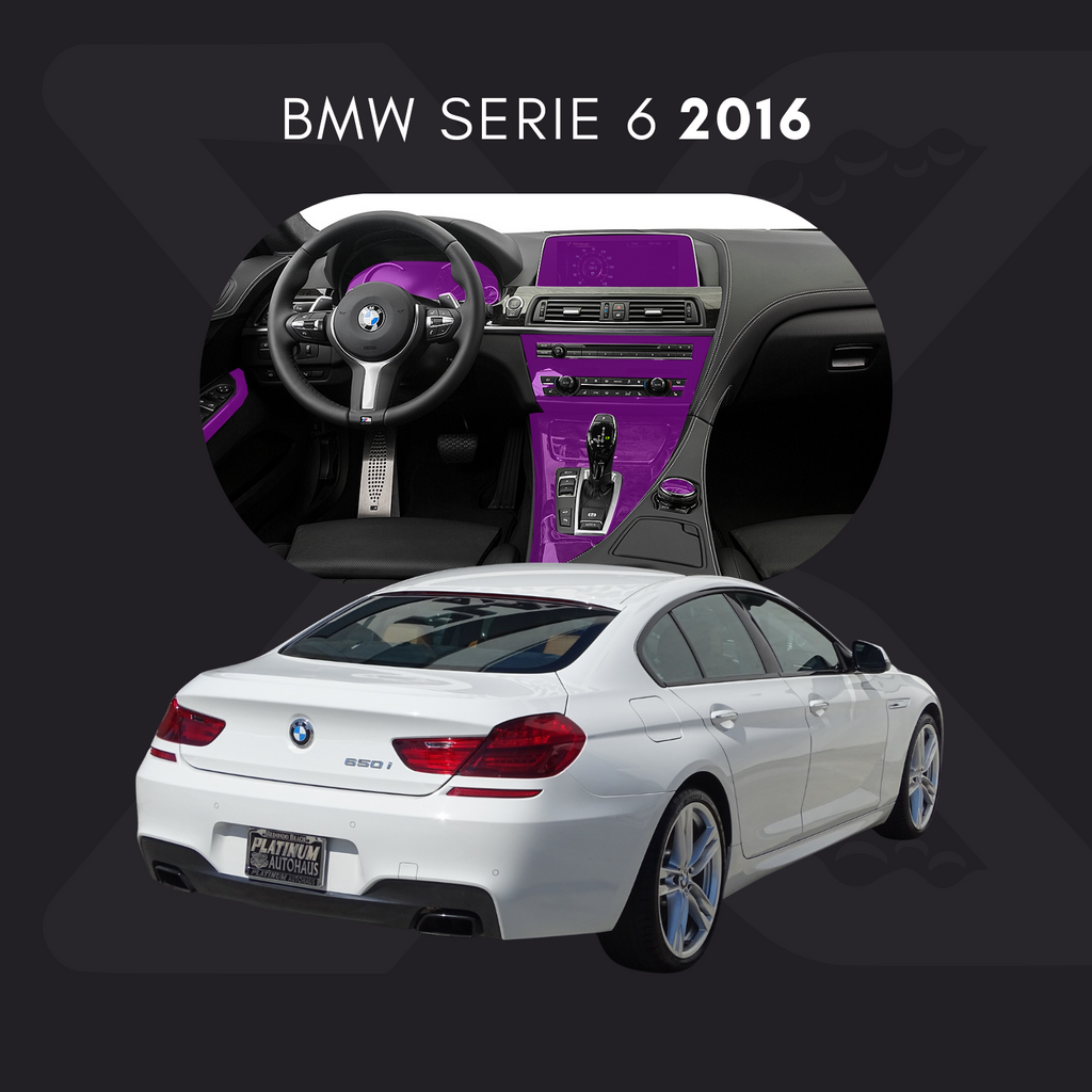 BMW Serie 6 Película Protectora Transparente PPF para Interiores – Kit Completo
