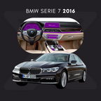 BMW Serie 7 Película Protectora Transparente PPF para Interiores – Kit Completo