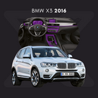 BMW x3 Película Protectora Transparente PPF para Interiores – Kit Completo