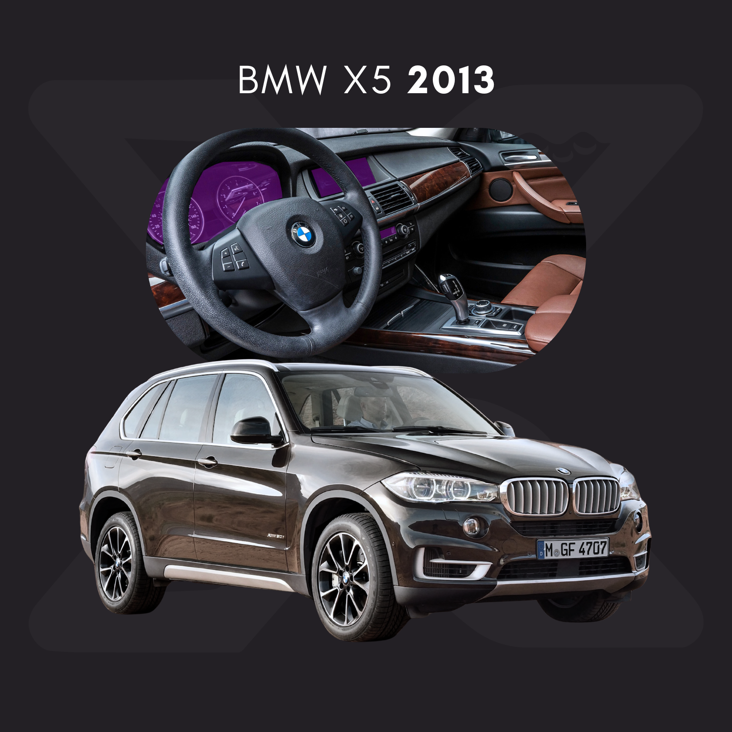 BMW x5 Película Protectora Transparente PPF para Interiores – Kit Completo