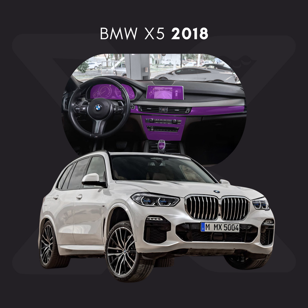 BMW x5 Película Protectora Transparente PPF para Interiores – Kit Completo