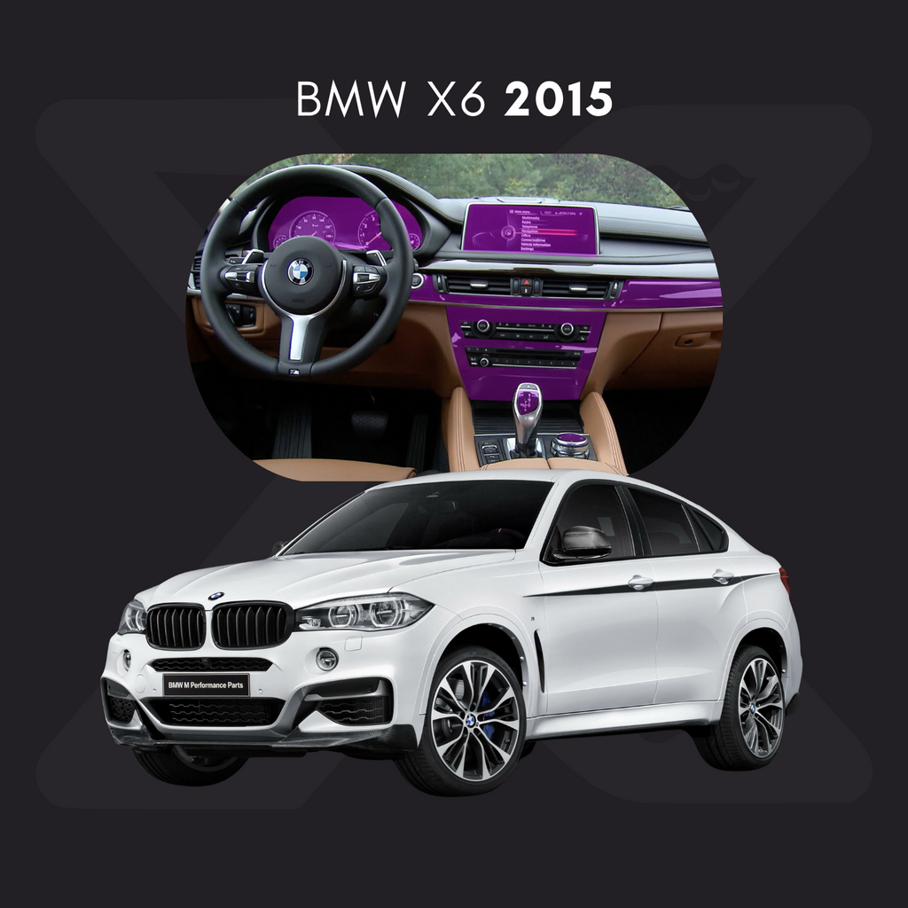 BMW x6 Película Protectora Transparente PPF para Interiores – Kit Completo