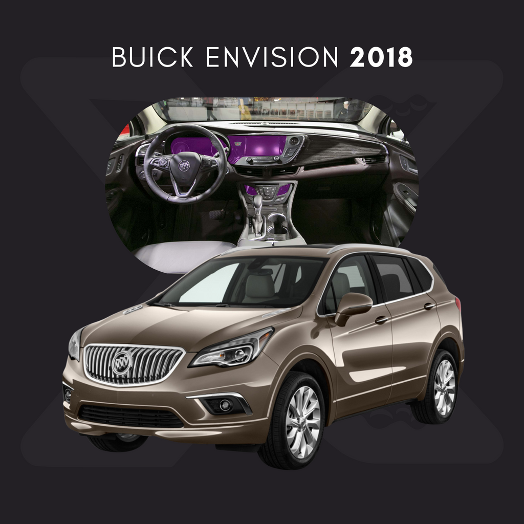 Buick Envision Película Protectora Transparente PPF para Interiores – Kit Completo
