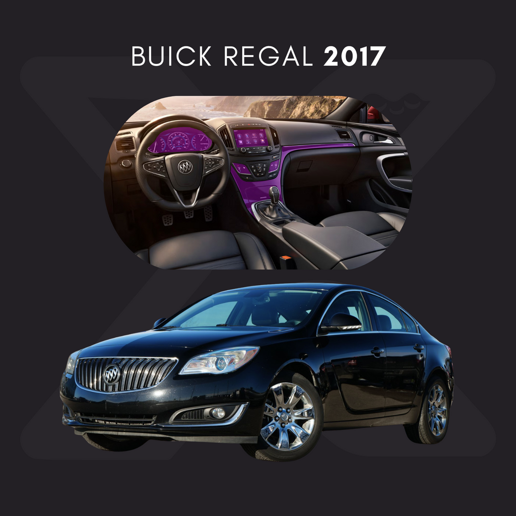 Buick Regal Película Protectora Transparente PPF para Interiores – Kit Completo