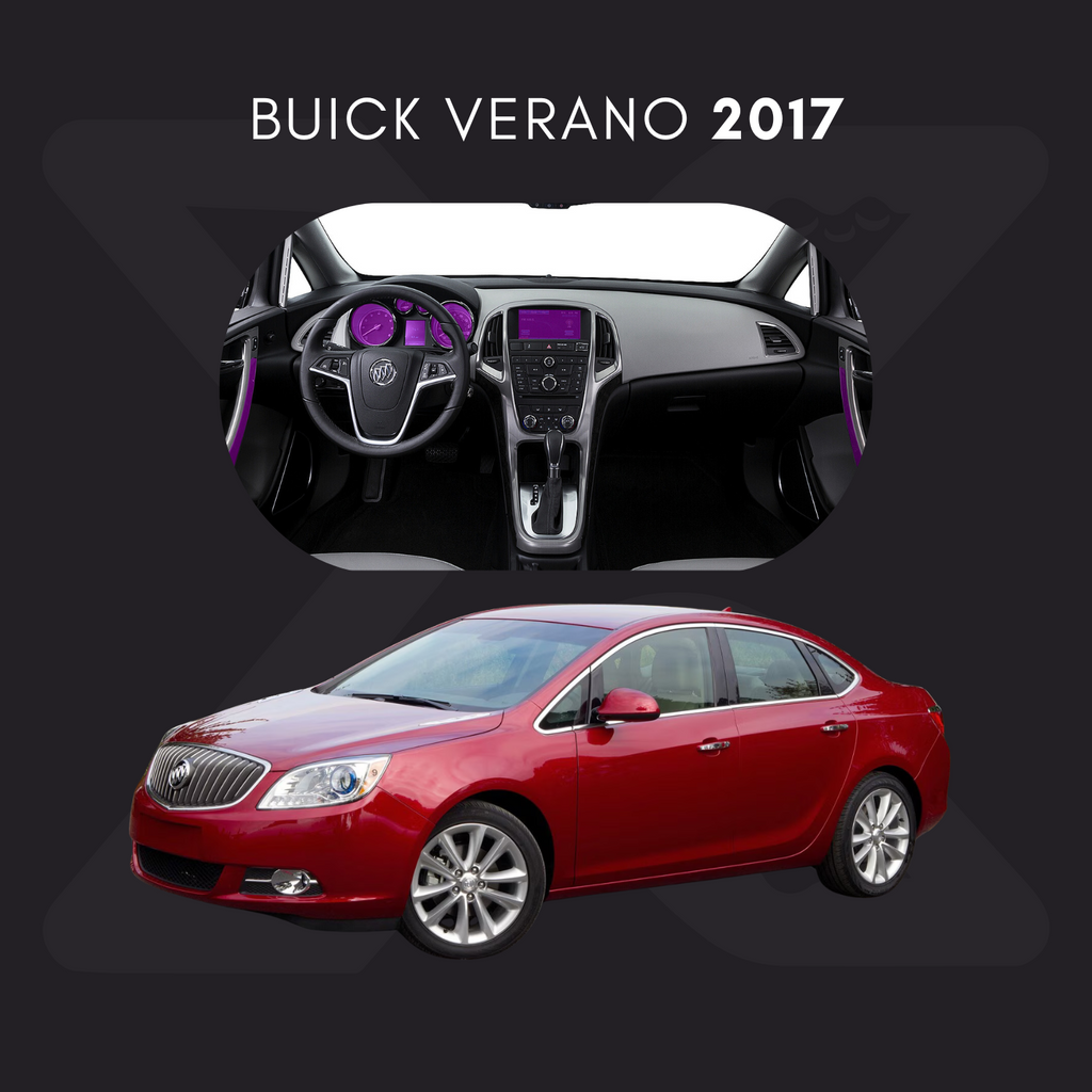 Buick Verano Película Protectora Transparente PPF para Interiores – Kit Completo