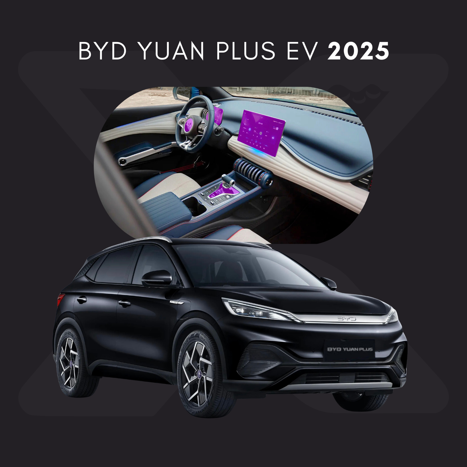BYD Yuan Plus EV Película Protectora Transparente PPF para Interiores – Kit Completo