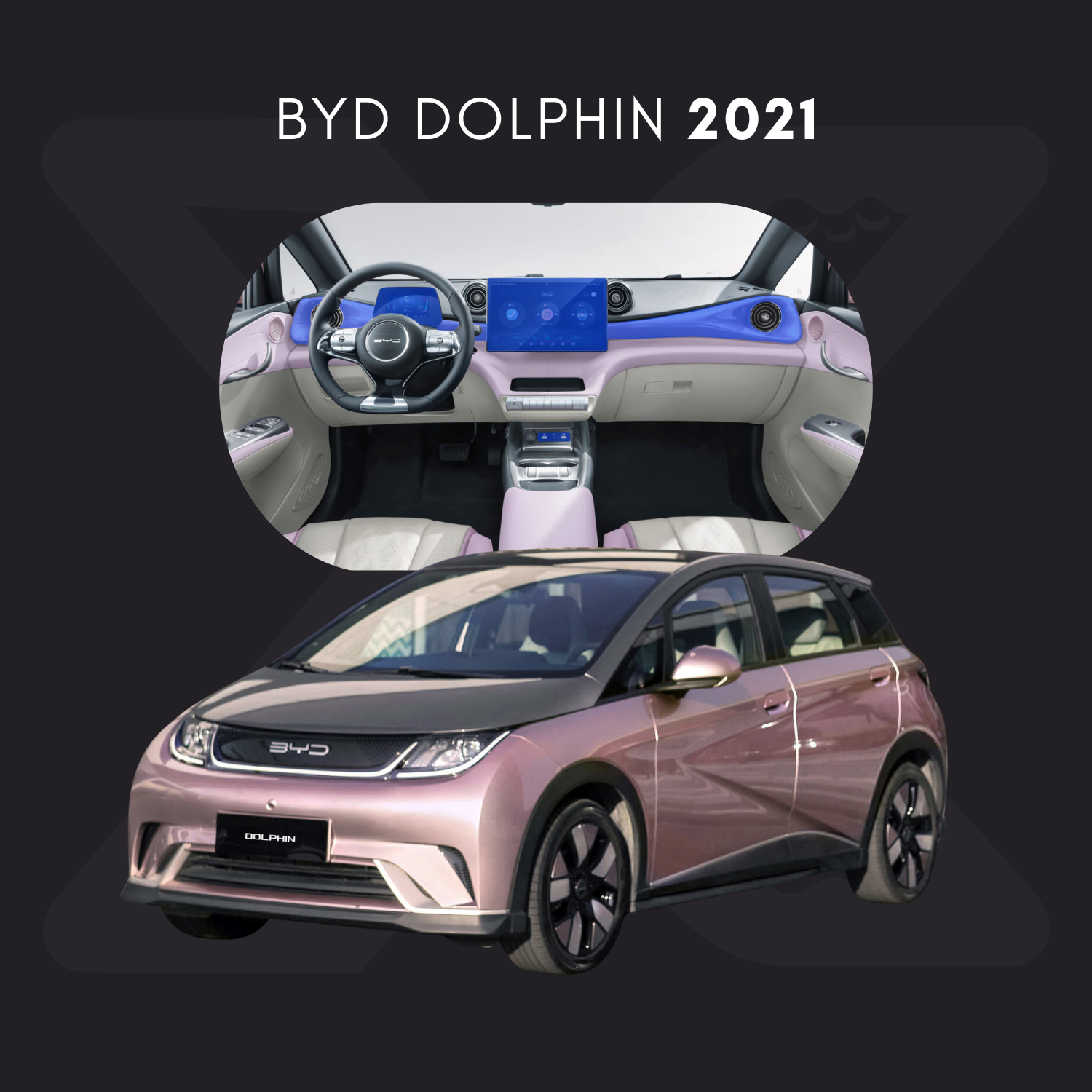 BYD Dolphin Película Protectora Transparente PPF para Interiores – Kit Completo