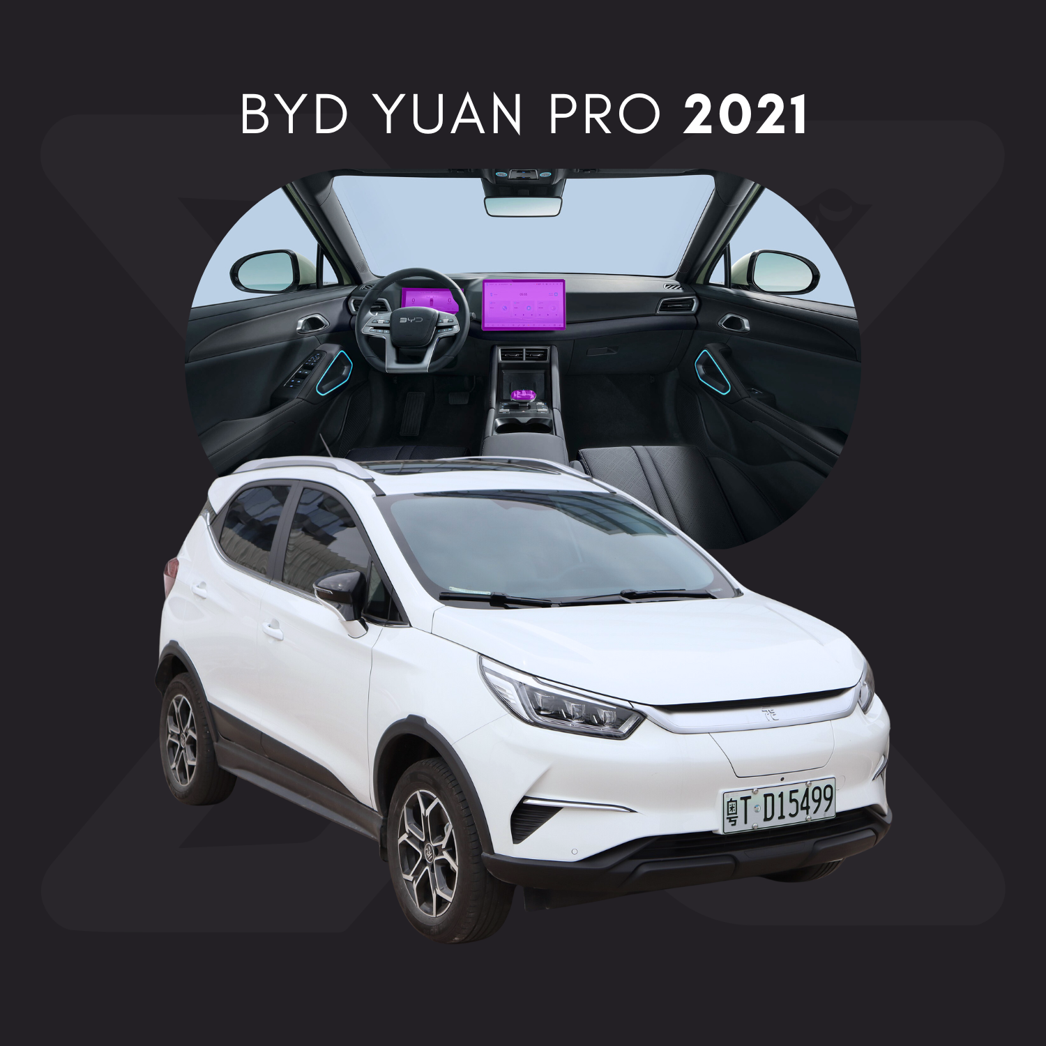 BYD Yuan Pro Película Protectora Transparente PPF para Interiores – Kit Completo