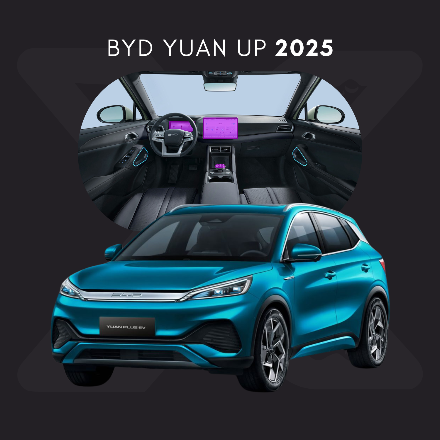 BYD Yuan UP Película Protectora Transparente PPF para Interiores – Kit Completo