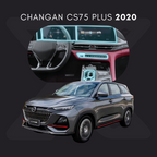 Changan CS75 Plus Película Protectora Transparente PPF para Interiores – Kit Completo