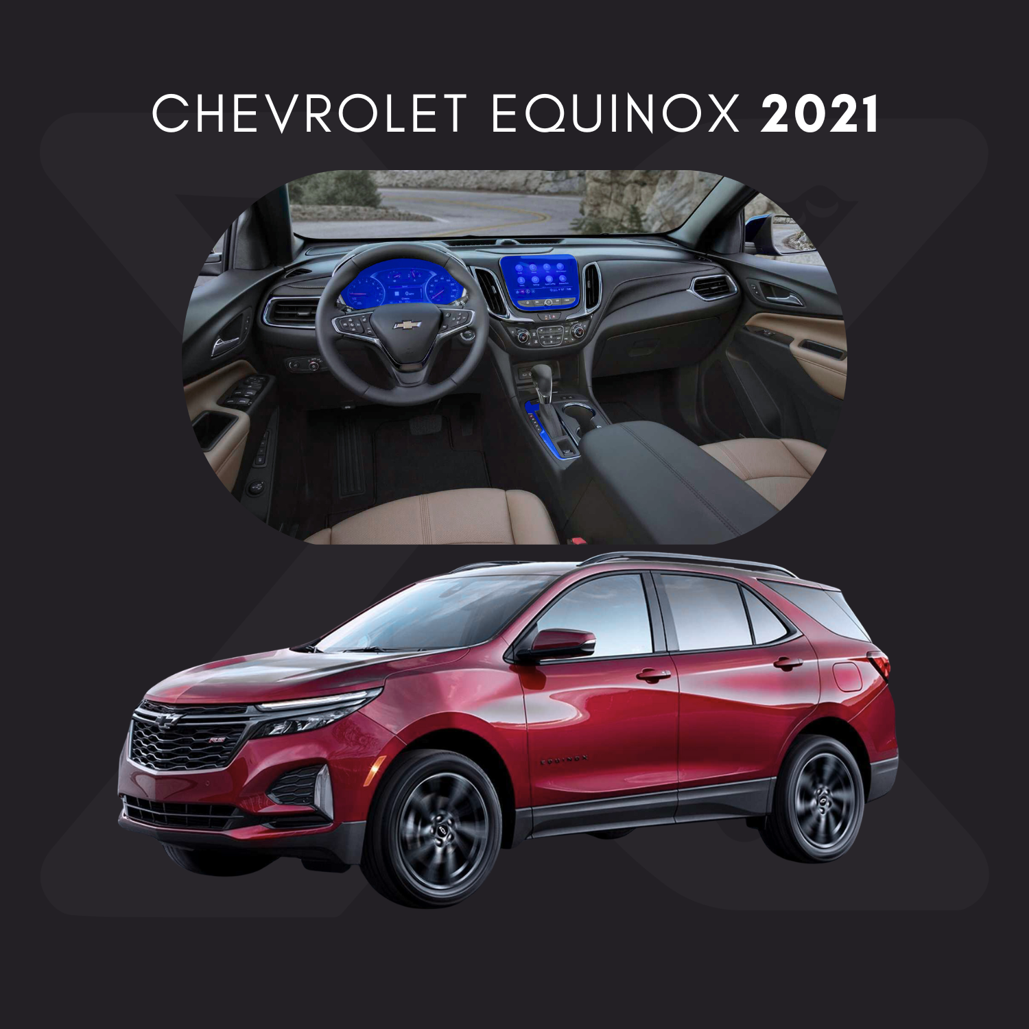 Chevrolet Equinox Película Protectora Transparente PPF para Interiores – Kit Completo