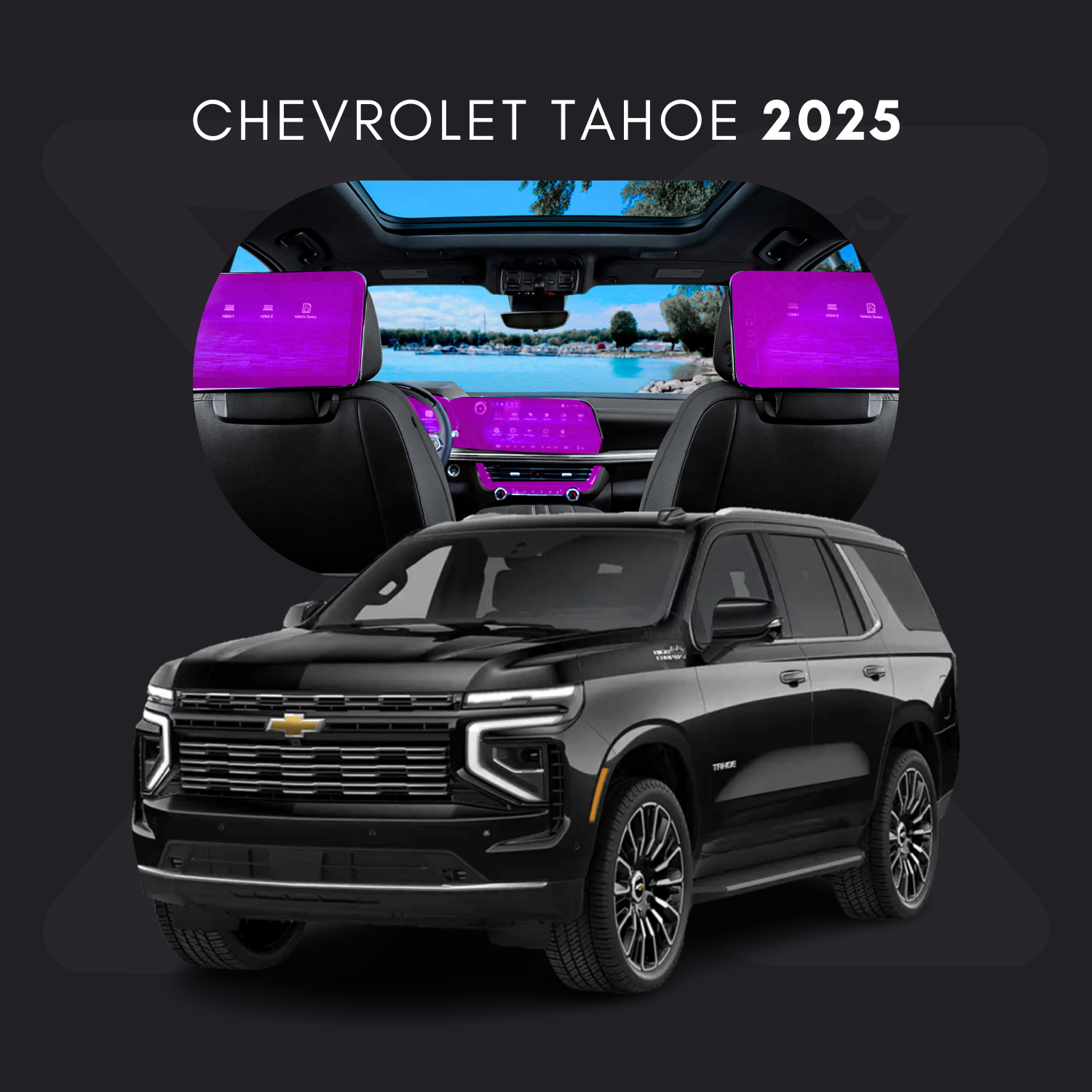 Chevrolet Tahoe Película Protectora Transparente PPF para Interiores – Kit Completo