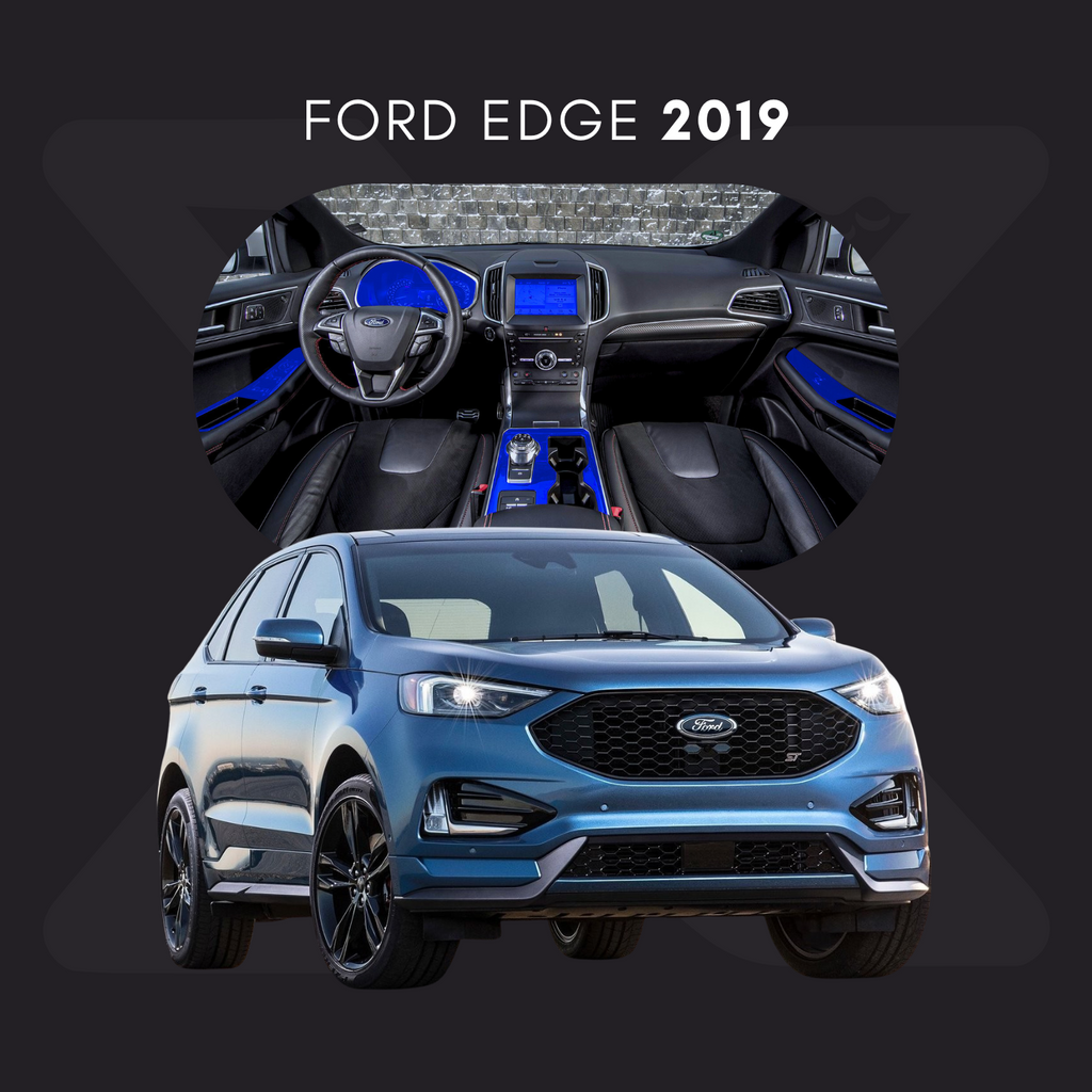 Ford Edge Película Protectora Transparente PPF para Interiores – Kit Completo