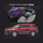 Ford Explorer Película Protectora Transparente PPF para Interiores – Kit Completo