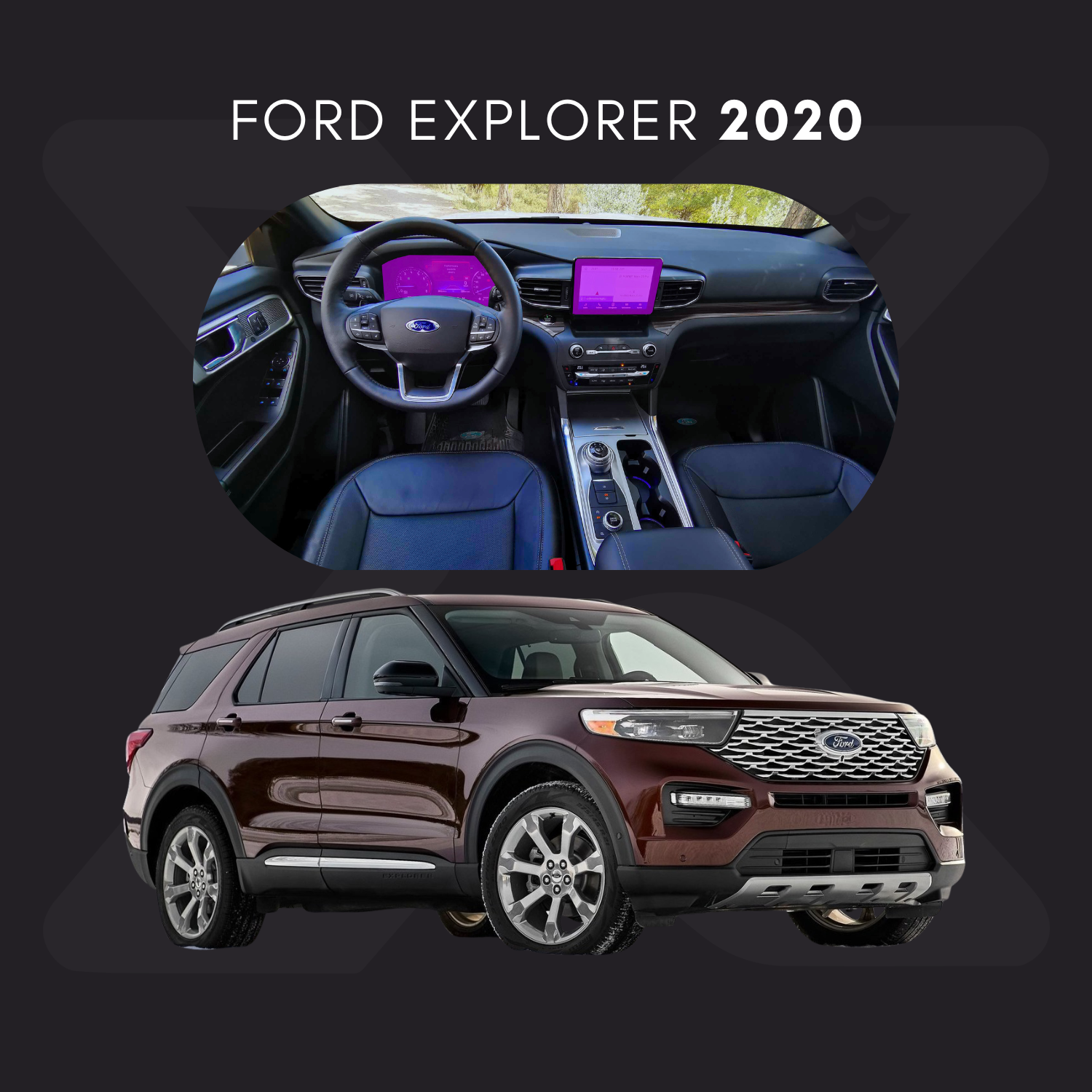 Ford Explorer Película Protectora Transparente PPF para Interiores – Kit Completo