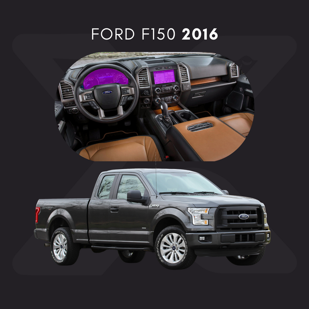 Ford F150 Película Protectora Transparente PPF para Interiores – Kit Completo