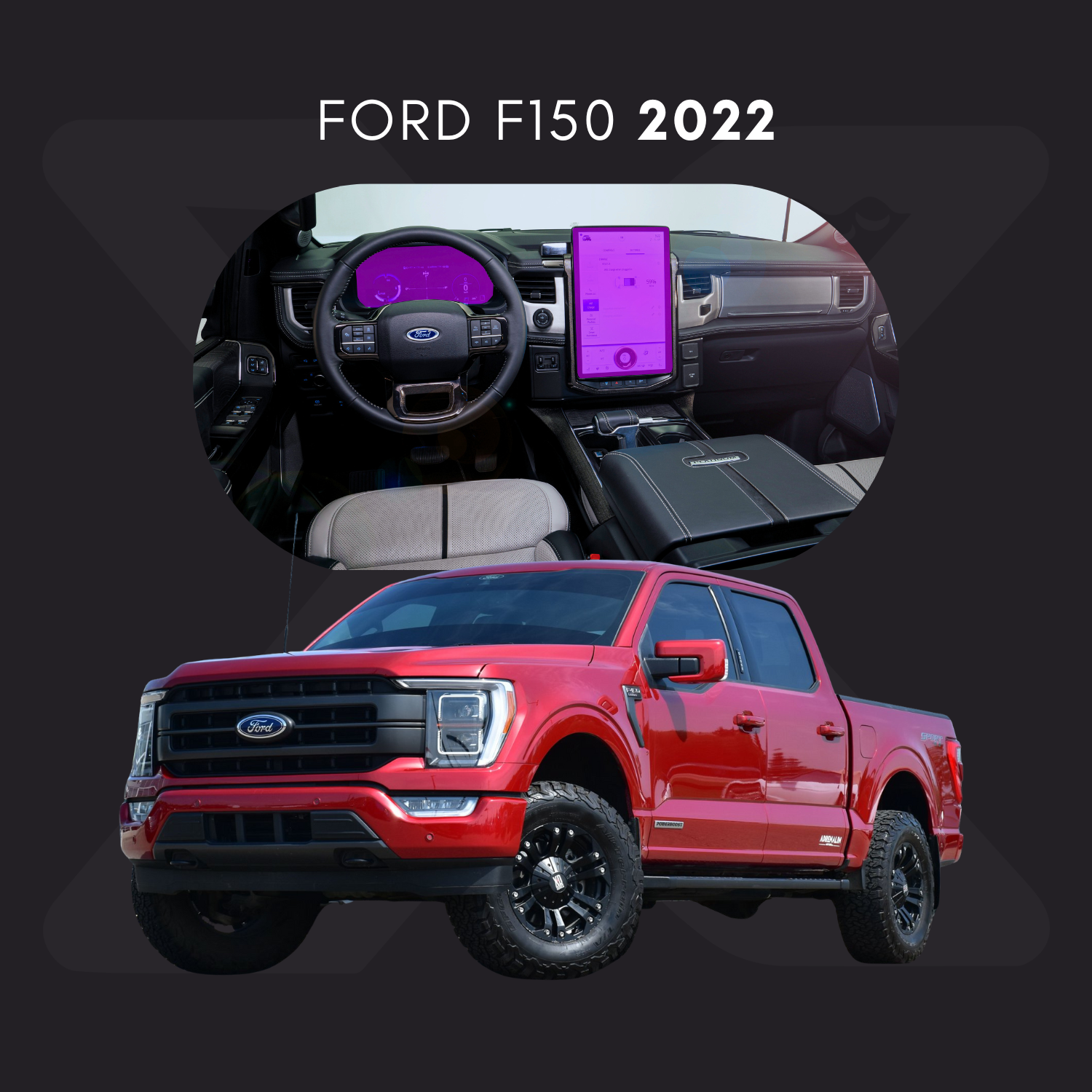 Ford F150 Película Protectora Transparente PPF para Interiores – Kit Completo