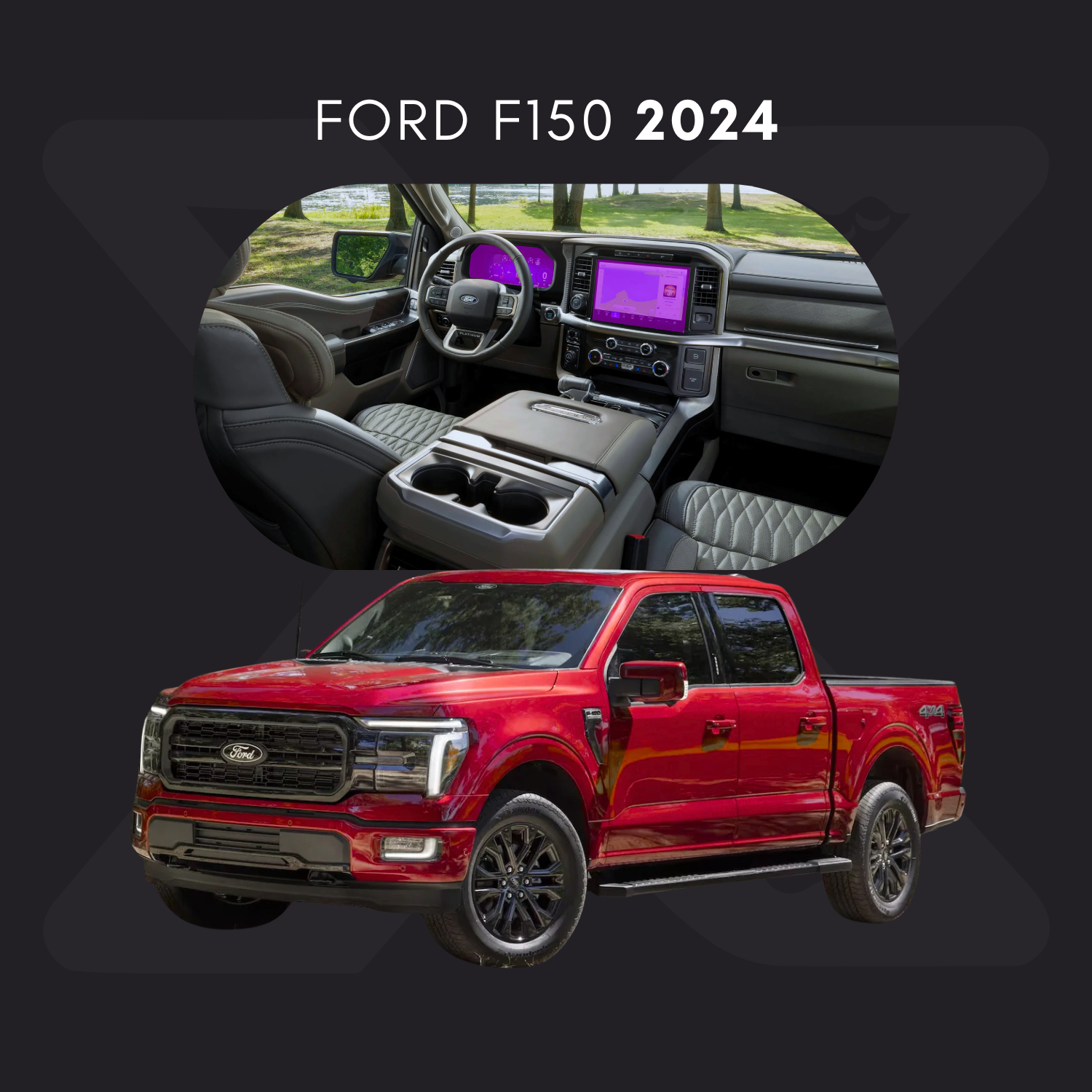 Ford F150 Película Protectora Transparente PPF para Interiores – Kit Completo