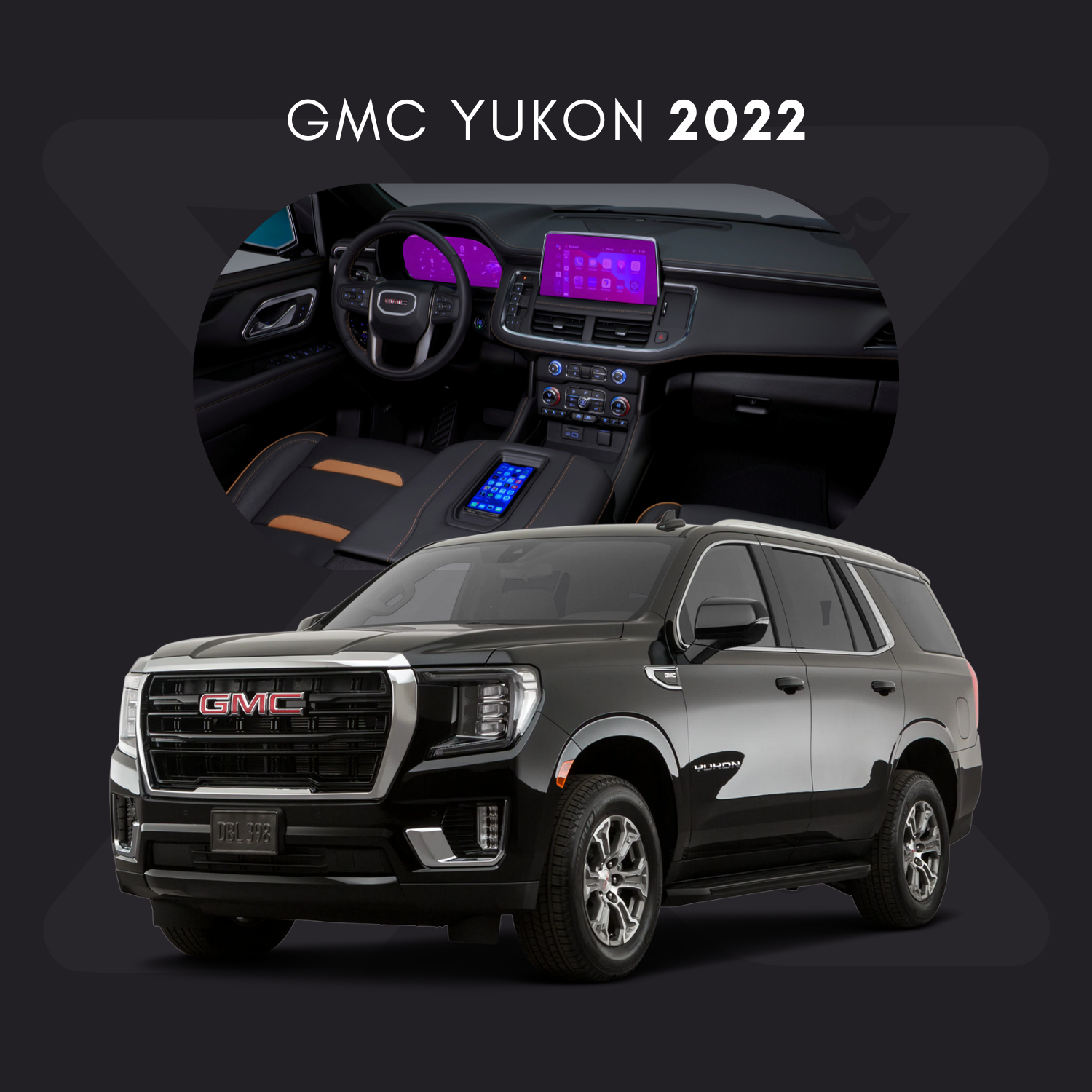 GMC Yukon Película Protectora Transparente PPF para Interiores – Kit Completo