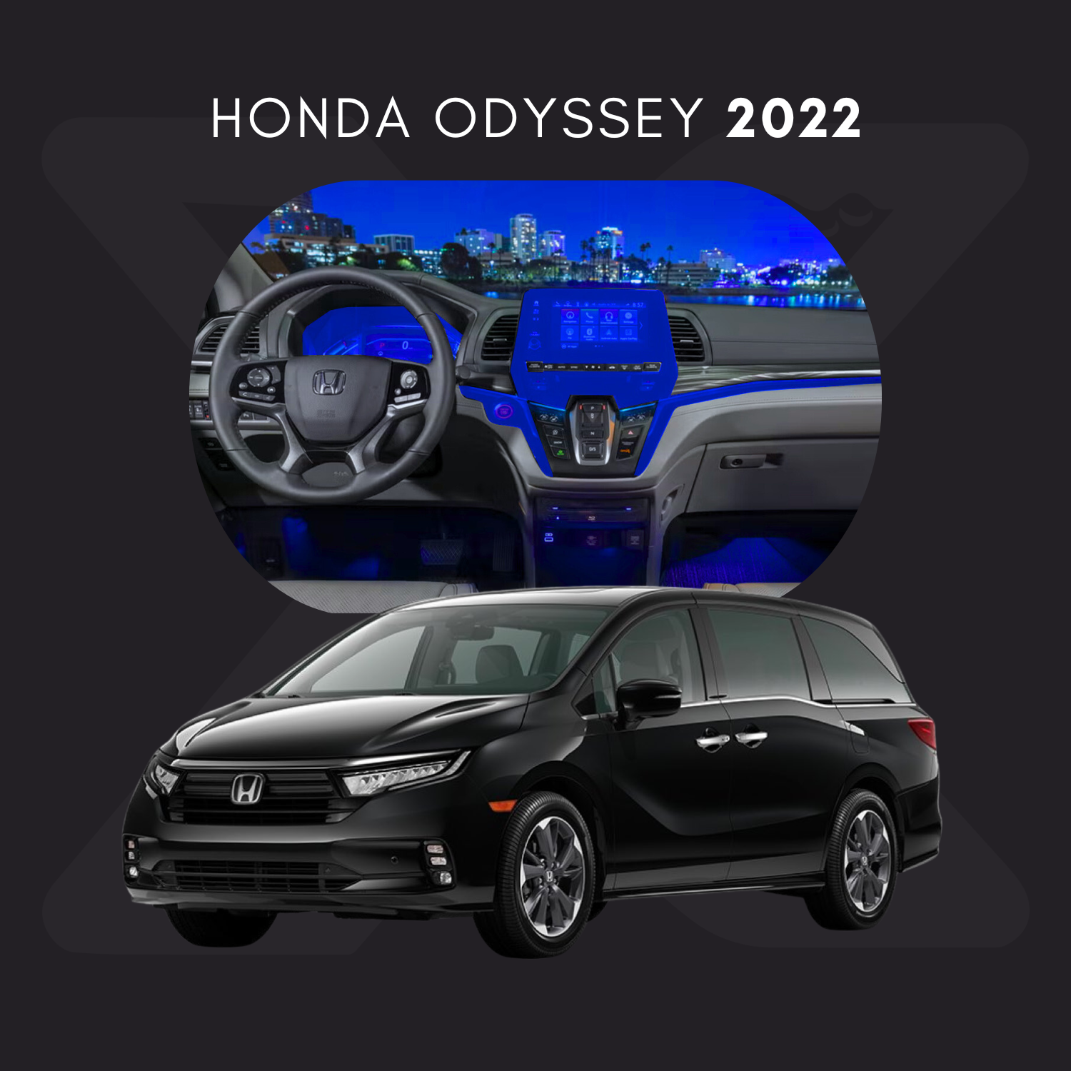Honda Odyssey Película Protectora Transparente PPF para Interiores – Kit Completo