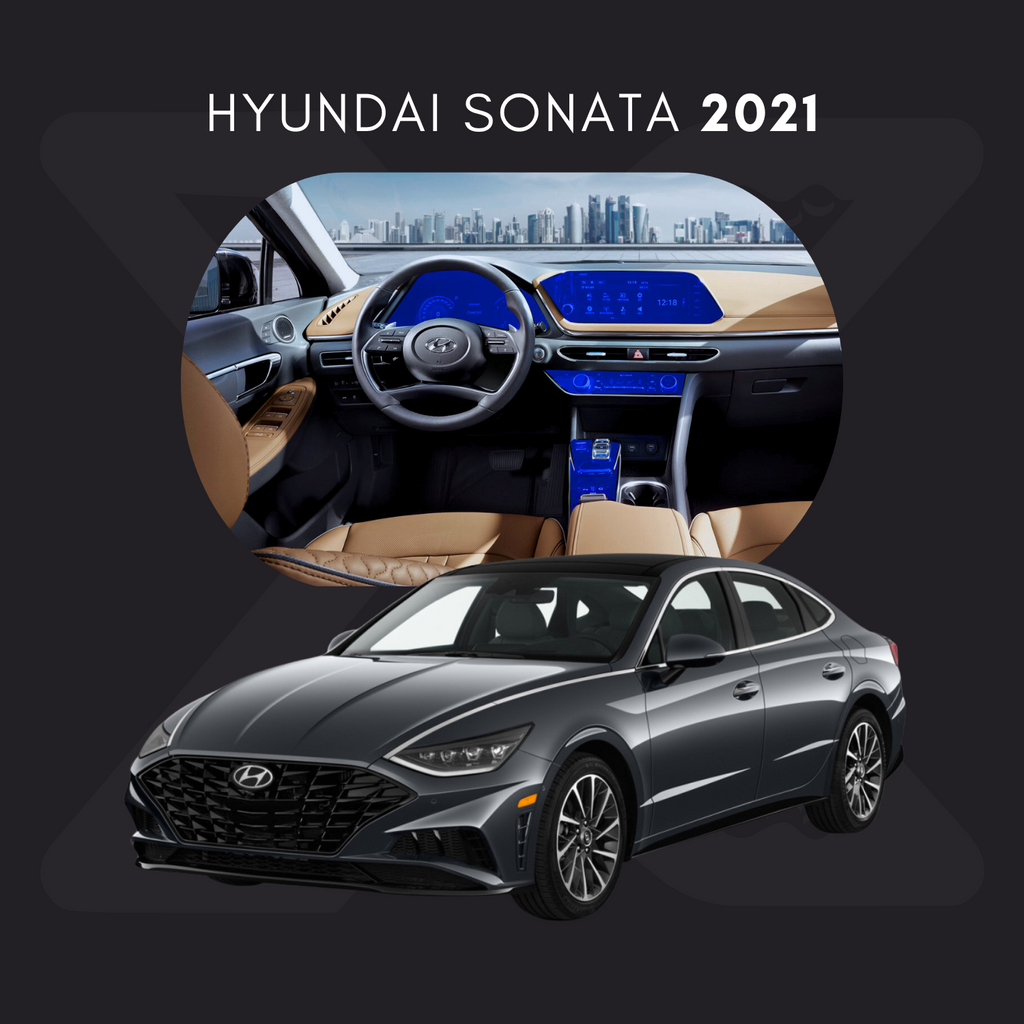 Hyundai Sonata Película Protectora Transparente PPF para Interiores – Kit Completo