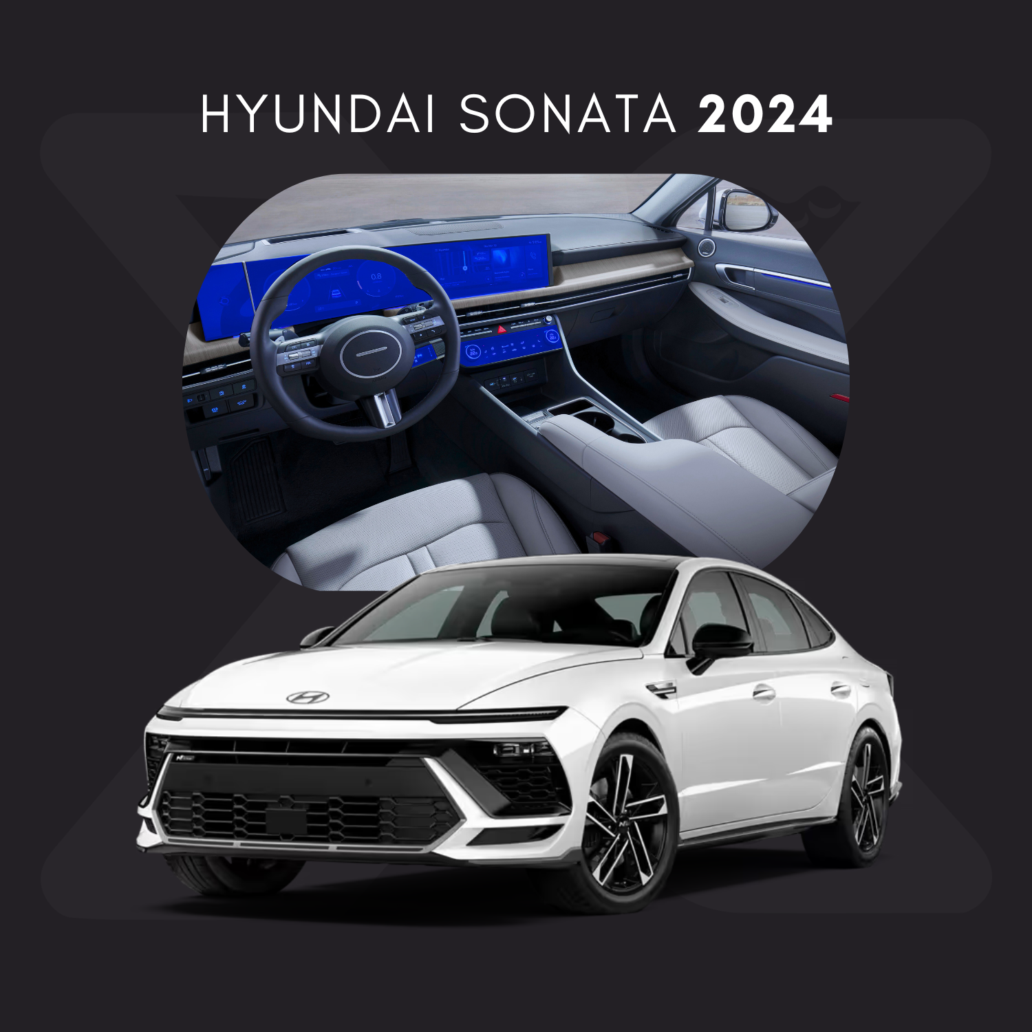Hyundai Sonata Película Protectora Transparente PPF para Interiores – Kit Completo