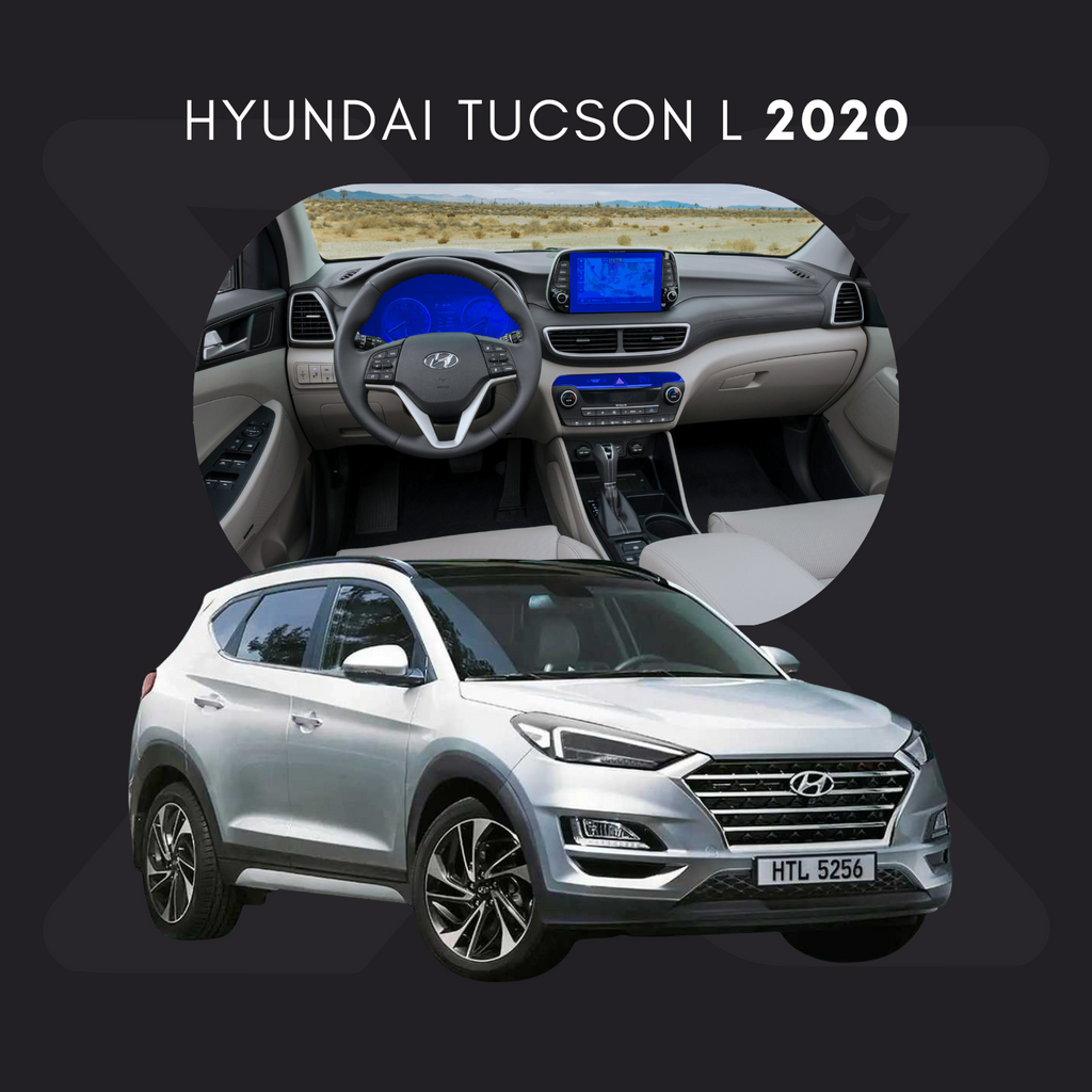 Hyundai Tucson L Película Protectora Transparente PPF para Interiores – Kit Completo