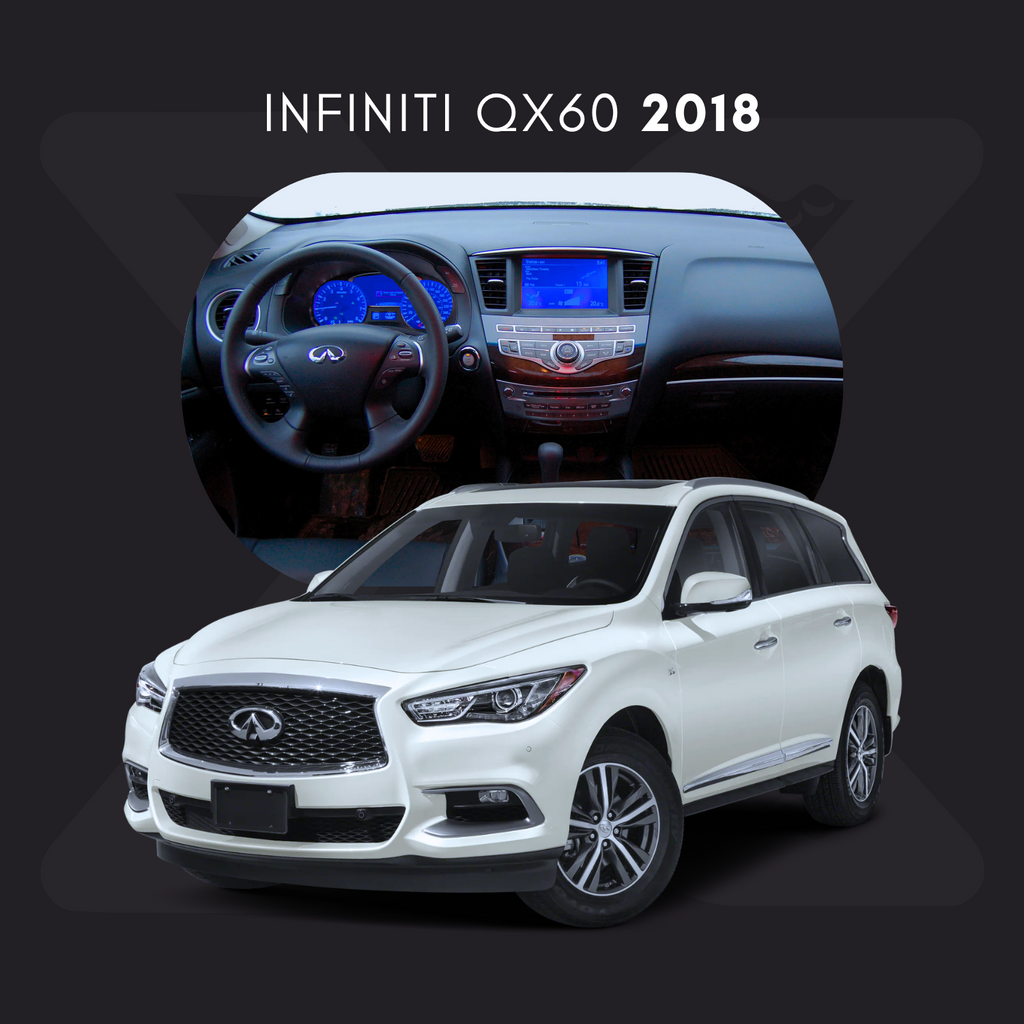 INFINITI QX60 Película Protectora Transparente PPF para Interiores – Kit Completo