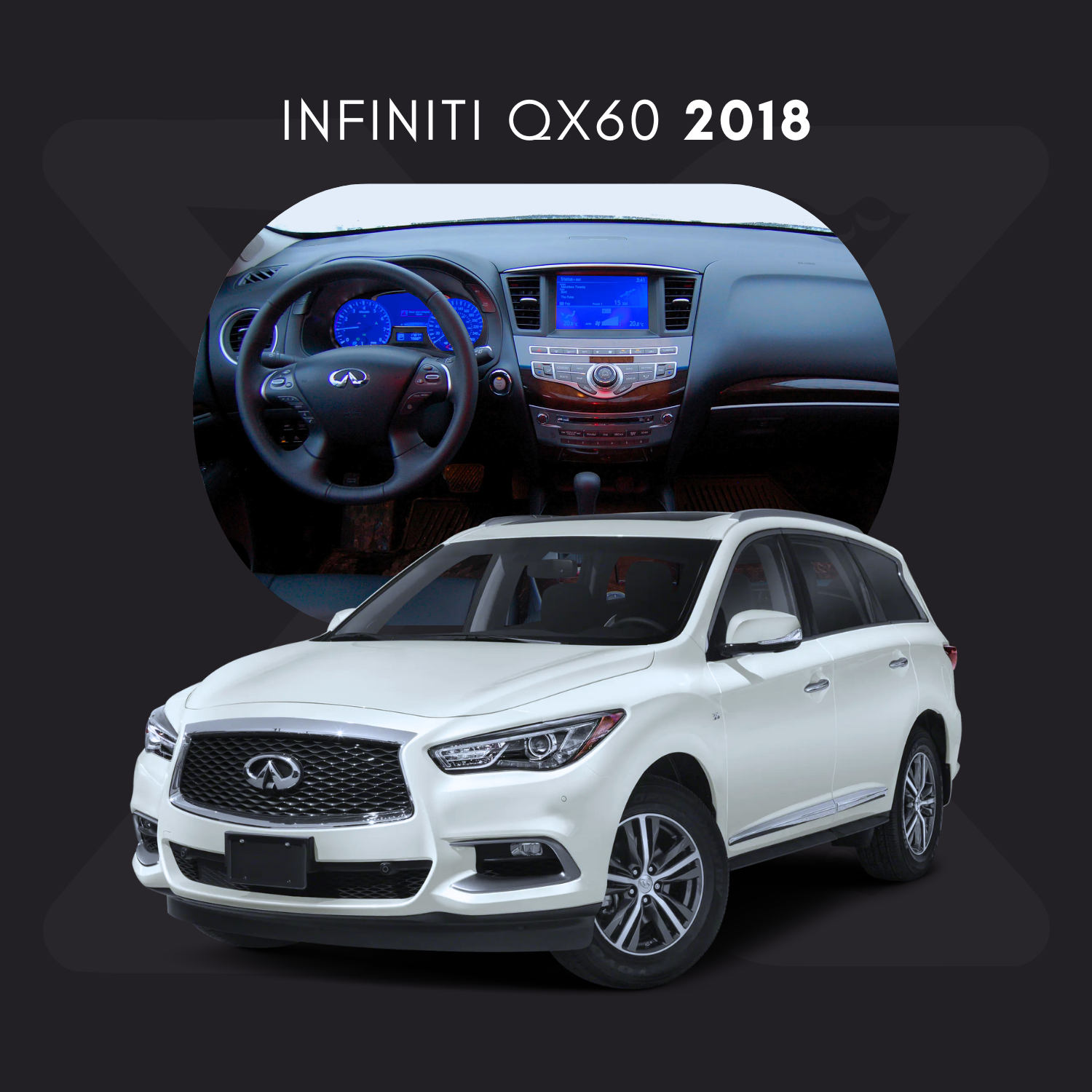 INFINITI QX60 Película Protectora Transparente PPF para Interiores – Kit Completo