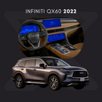 INFINITI QX60 Película Protectora Transparente PPF para Interiores – Kit Completo