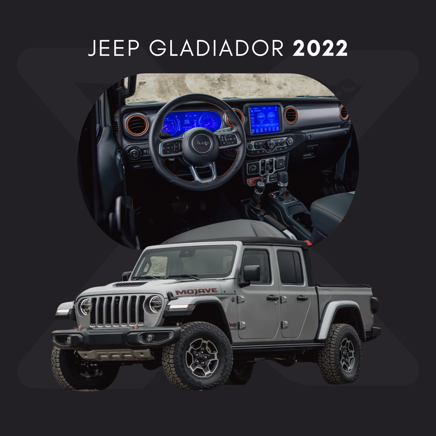 Jeep Gladiador Película Protectora Transparente PPF para Interiores – Kit Completo