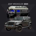 Jeep Wrangler Película Protectora Transparente PPF para Interiores – Kit Completo