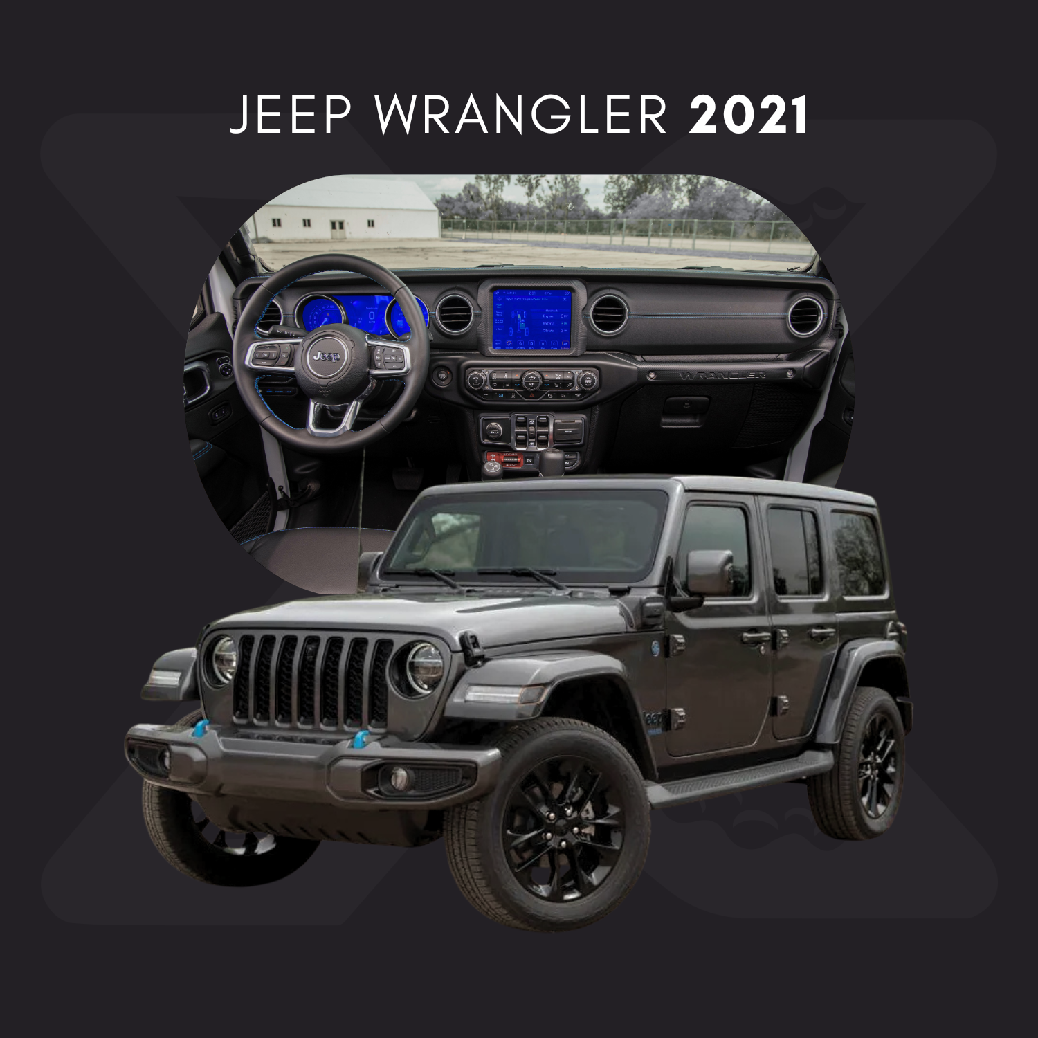 Jeep Wrangler Película Protectora Transparente PPF para Interiores – Kit Completo