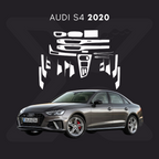 Audi S4 Película Protectora Transparente PPF para Interiores – Kit Completo