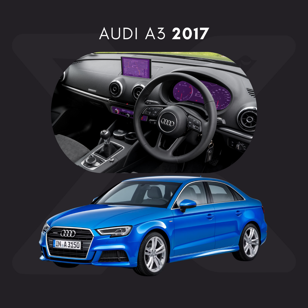 Audi A3 Película Protectora Transparente PPF para Interiores – Kit Completo