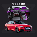 Audi S4 Película Protectora Transparente PPF para Interiores – Kit Completo
