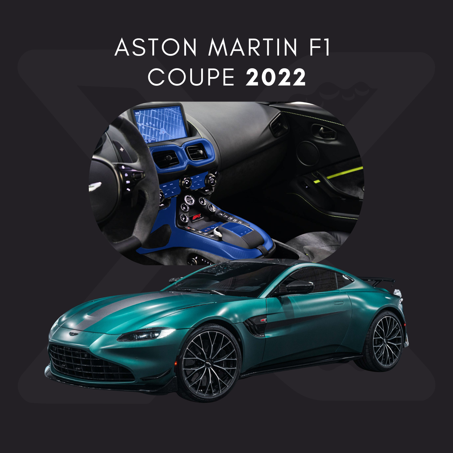 Aston Martin F1 Coupe Película Protectora Transparente PPF para Interiores – Kit Completo