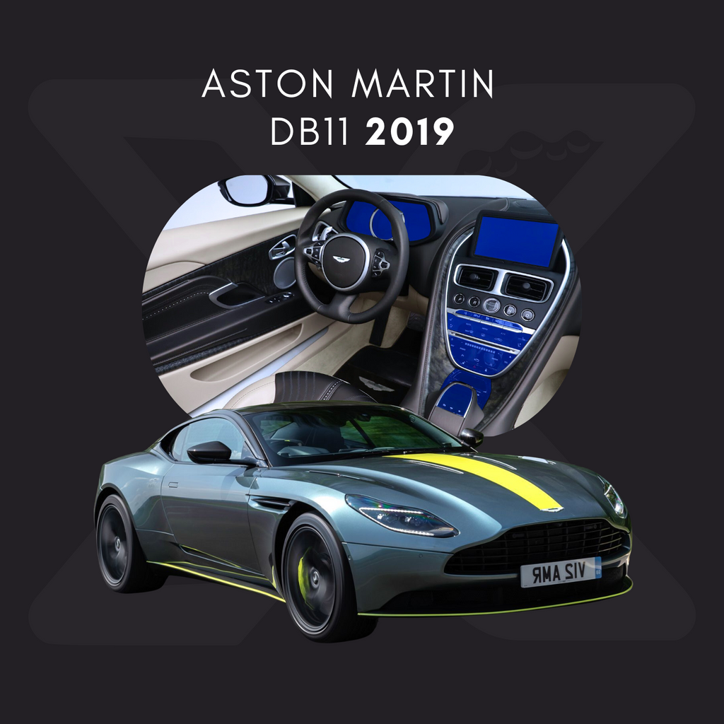 Aston Martin DB11 Película Protectora Transparente PPF para Interiores – Kit Completo