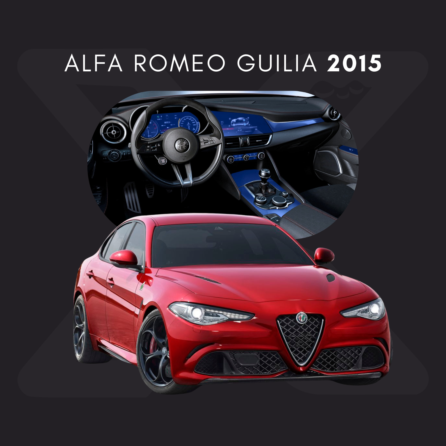 Alfa Romeo Giulia Película Protectora Transparente PPF para Interiores – Kit Completo