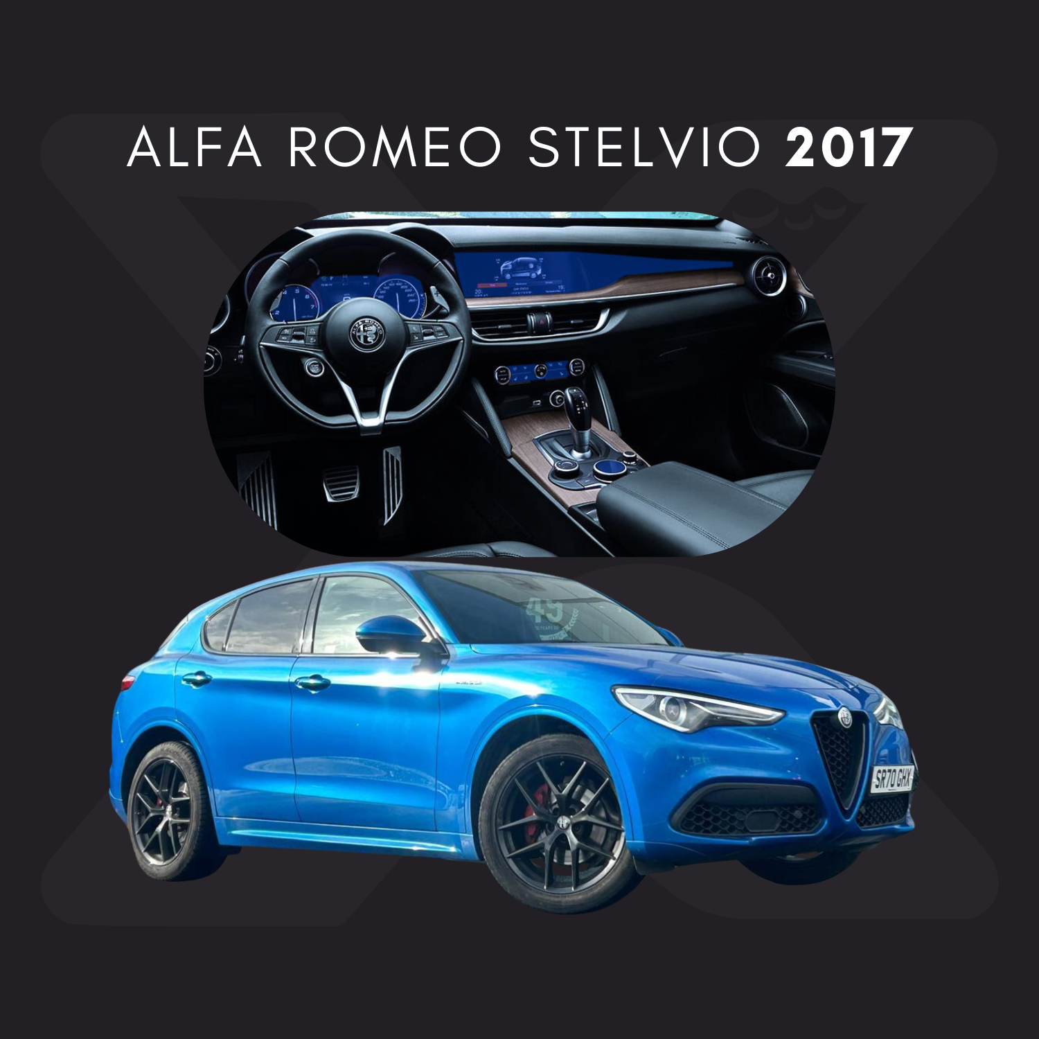 Alfa Romeo Stelvio Película Protectora Transparente PPF para Interiores – Kit Completo