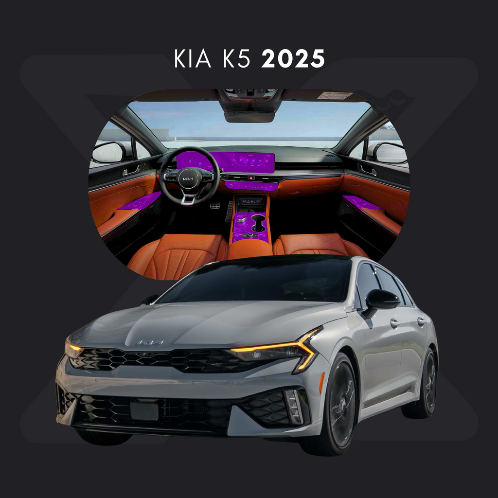 KIA K5 Película Protectora Transparente PPF para Interiores – Kit Completo