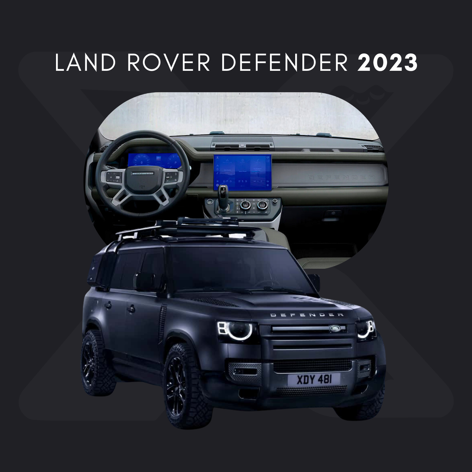 Land Rover Defender Película Protectora Transparente PPF para Interiores – Kit Completo