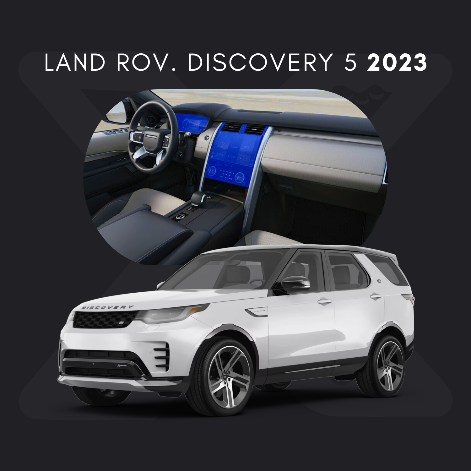 Land Rover Discovery 5 Película Protectora Transparente PPF para Interiores – Kit Completo